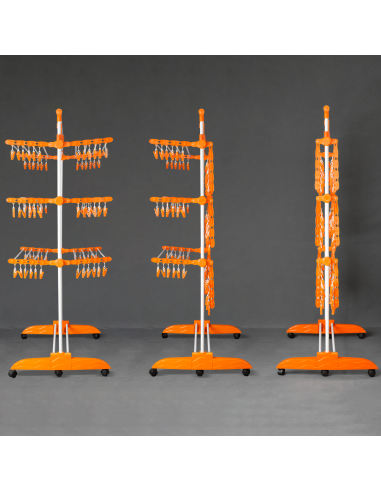 Tendedero Vertical TendoSpazio | Robusto, Altura Ajustable, 24m de Secado