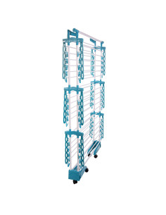 Tendedero Vertical BeproHome Tendospazio Supra Plegable 42 Metros 40 kg de ropa con 72 pinzas facil de mover Convertible 2