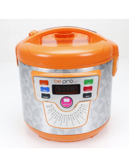 Robot de Cocina Olla Programable Bepro Chef Delicook Naranja