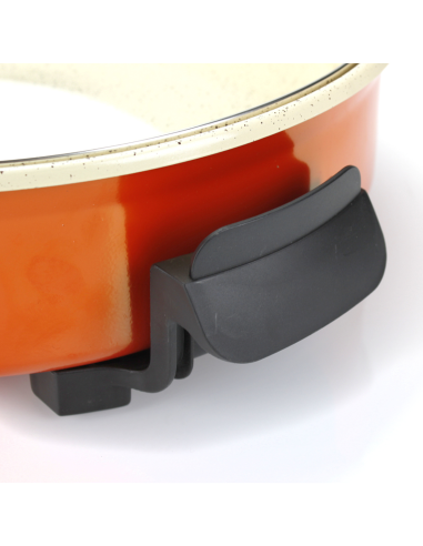 Grill Eléctrico Pizza Pan Tekno Cheff Natural Stone Evolution | 40cm diametro 7cm profundo