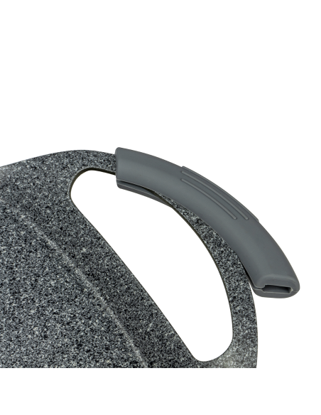 Plancha de Asar Lisa 48x24 de Aluminio Fundido | Para Inducción