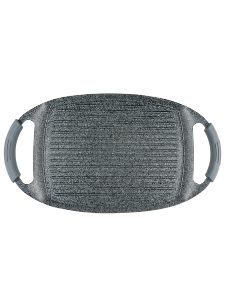 Plancha Grill de Aluminio Fundido 48x24 Bepro Chef Everest  | Antiadherente para Inducción