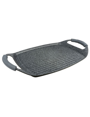 Plancha Grill de Aluminio Fundido 48x24 Bepro Chef Everest  | Antiadherente para Inducción
