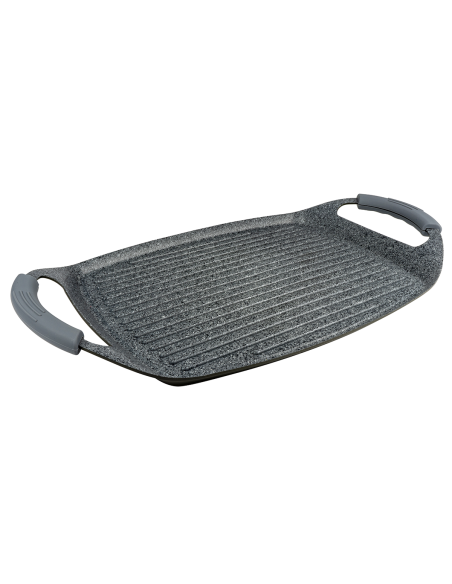 Plancha Grill de Aluminio Fundido 48x24 Bepro Chef Everest  | Antiadherente para Inducción