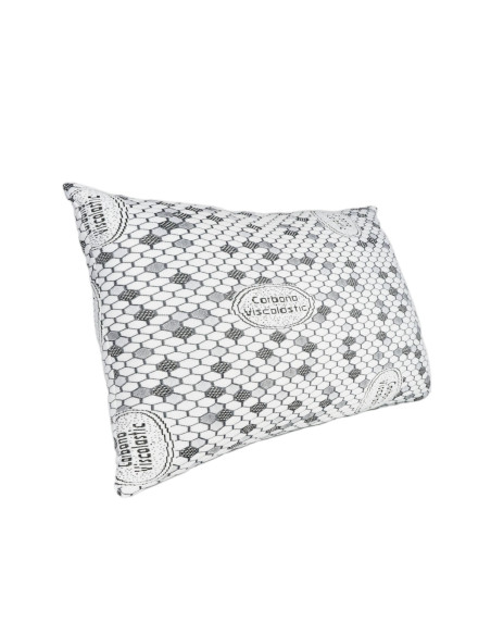 Pack 2 Almohadas Tekno Confort FIBERCOP 70 cm | Copos Viscoelástica y Fibra Siliconada