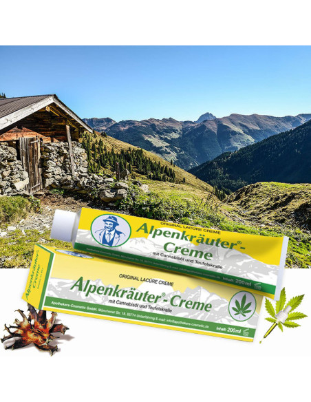 Crema Alpenkräuter con CBD | Alivio Muscular y Articular Natural