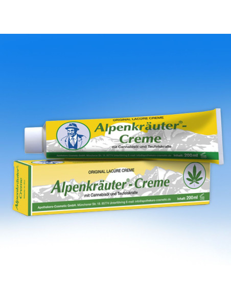 Crema Alpenkräuter con CBD | Alivio Muscular y Articular Natural