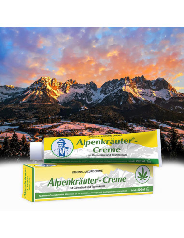 Crema Alpenkräuter con CBD | Alivio Muscular y Articular Natural