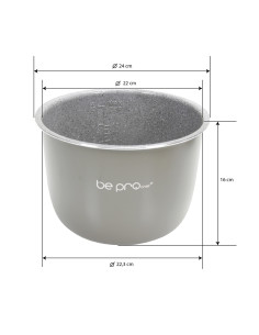 Cubeta Cerámica 6L para Olla Programable a Presión | Antiadherente Cerámico Ceratech 2