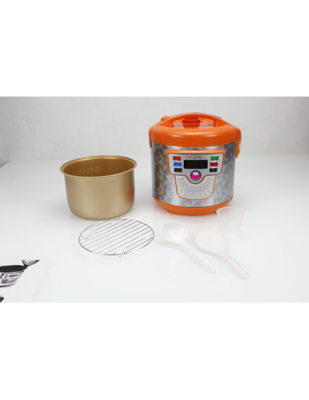 Robot de Cocina Olla Programable Bepro Chef Delicook Naranja